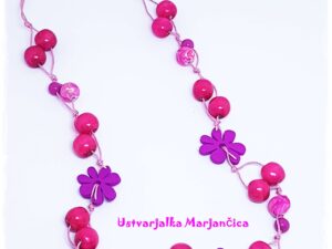 Roza daljša verižica