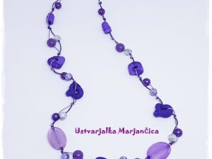 Vijola daljša verižica