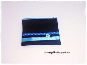 Drobižnica jeans modra